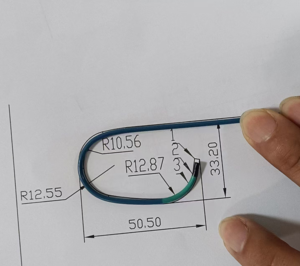 造影导管定型